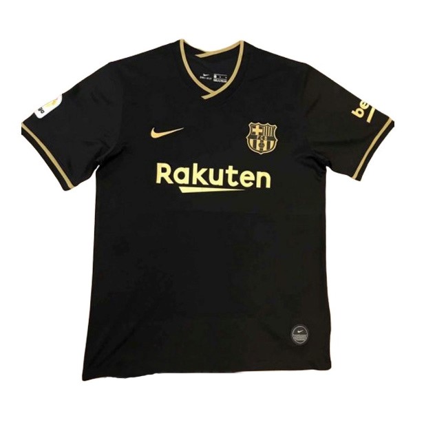 Tailandia Camiseta Barcelona Replica Segunda Ropa 2020/21 Negro